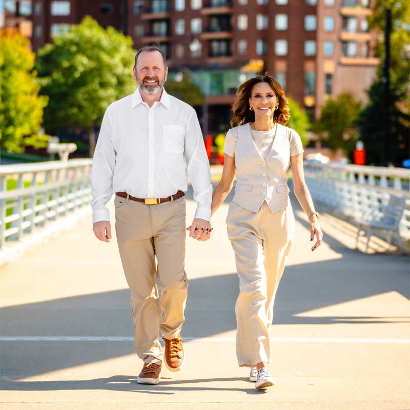 Buckeye Telecom Owners Walking in Columbus Ohio